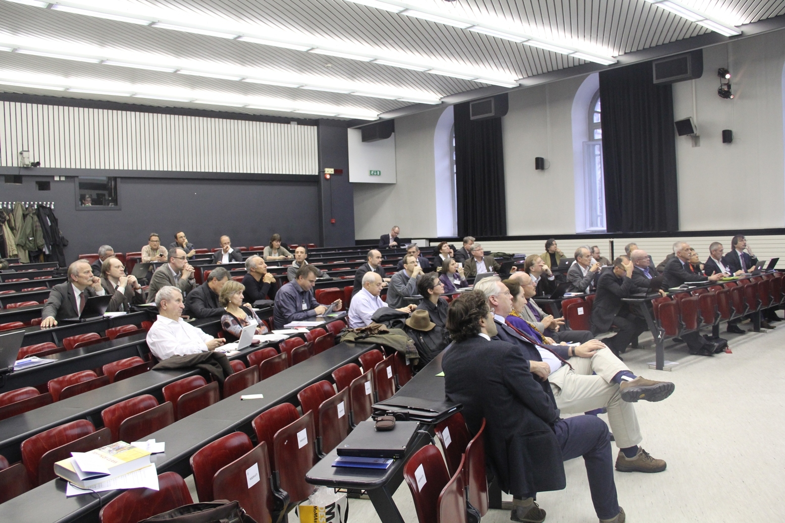 Carlo Ghezzi (elected new President) and Bertrand Meyer (current President)