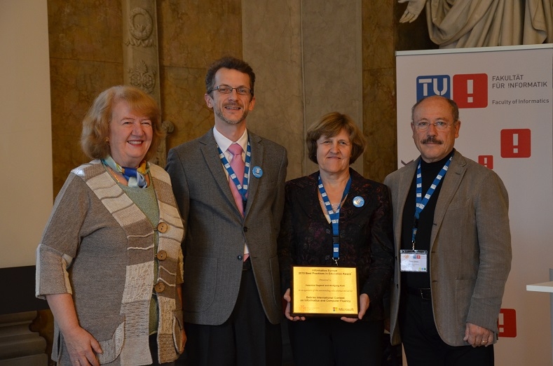Judith Bishop, Wolfgang Pohl, Valentina Dagiene, Carlo Ghezzi