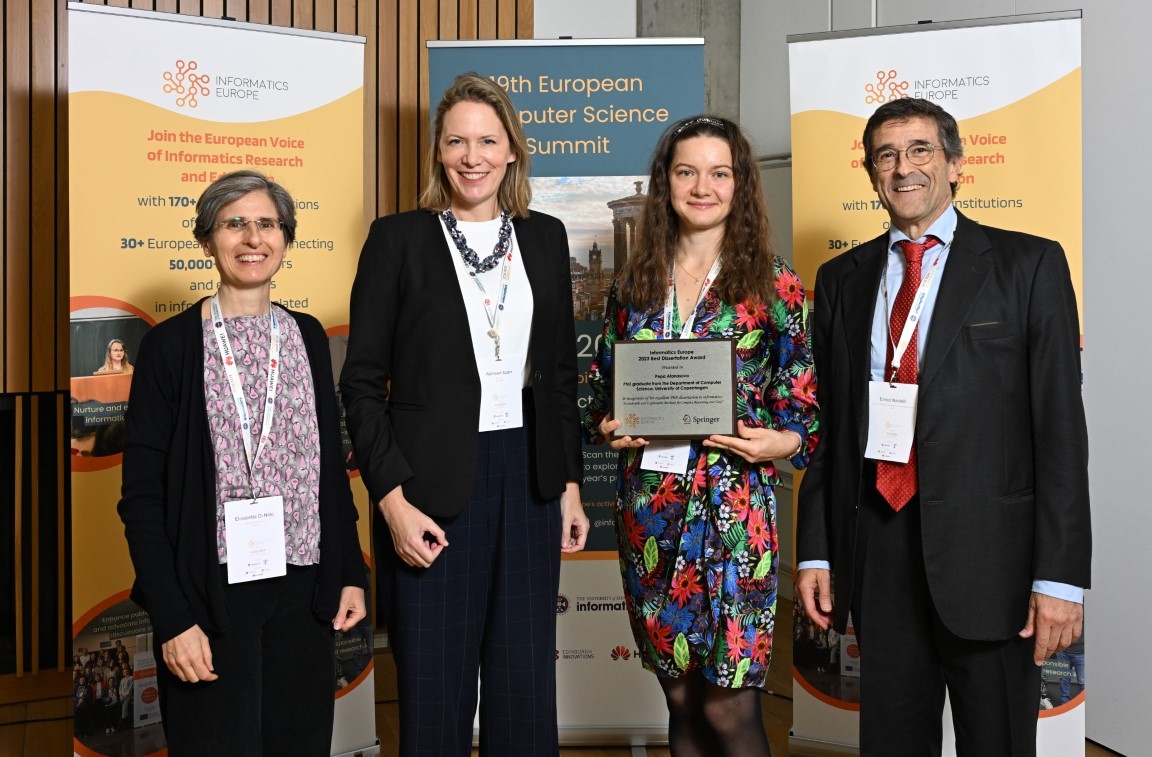 Award Ceremony of Best Dissertation Award 2023