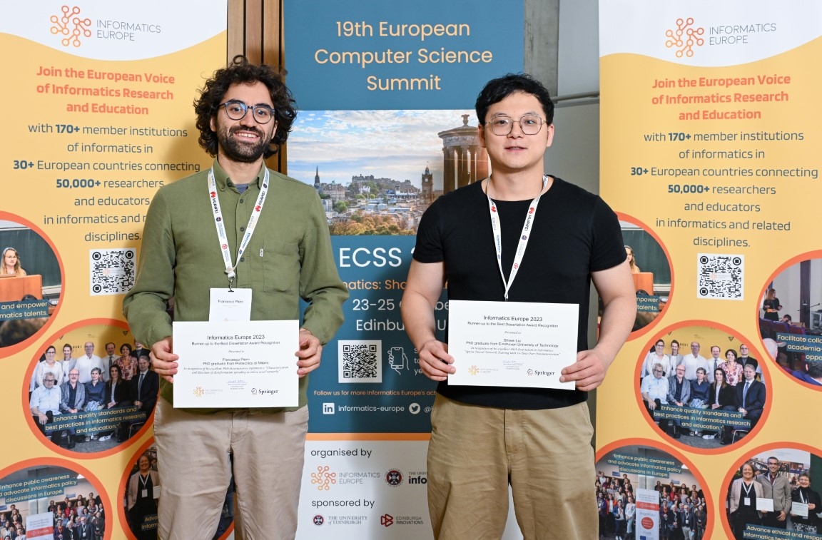 Runners-up of Best Dissertation Award 2023