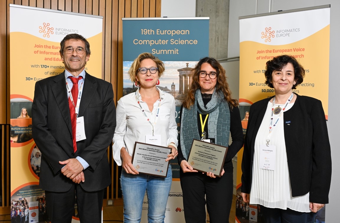 Award Ceremony of Minerva Informatics Equality Award 2023