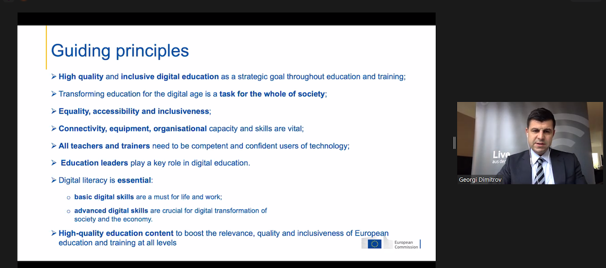 Georgi Dimitrov from European Commission talks about the Renewed Digital Education Action Plan