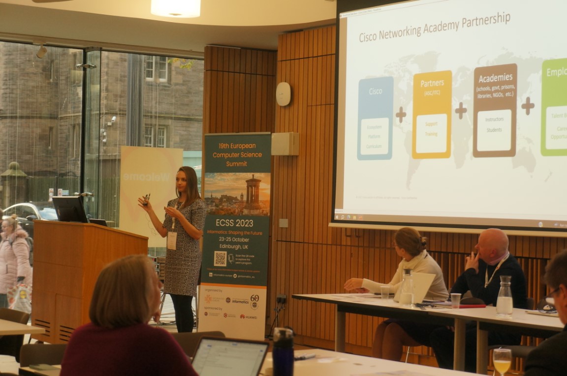 Elizabeth Barr (Business Development Manager, CISCO Networking Academy, UK&I, CISCO) at Academia-Industry Session