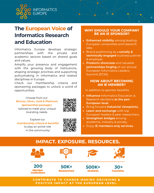 Your Engagement Overview with Informatics Europe