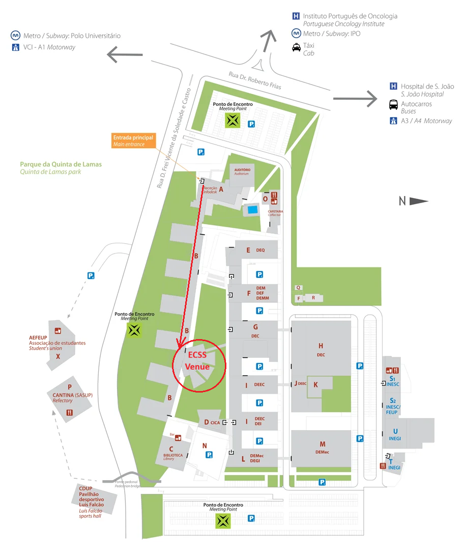 ECSS venue directions