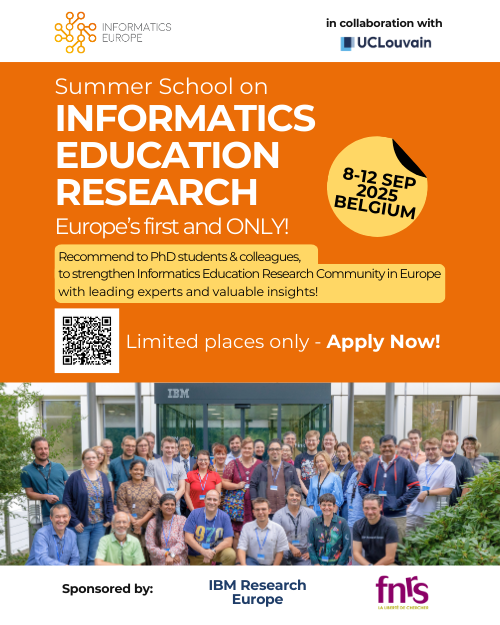 Summer School on Informatics Education Research 2025