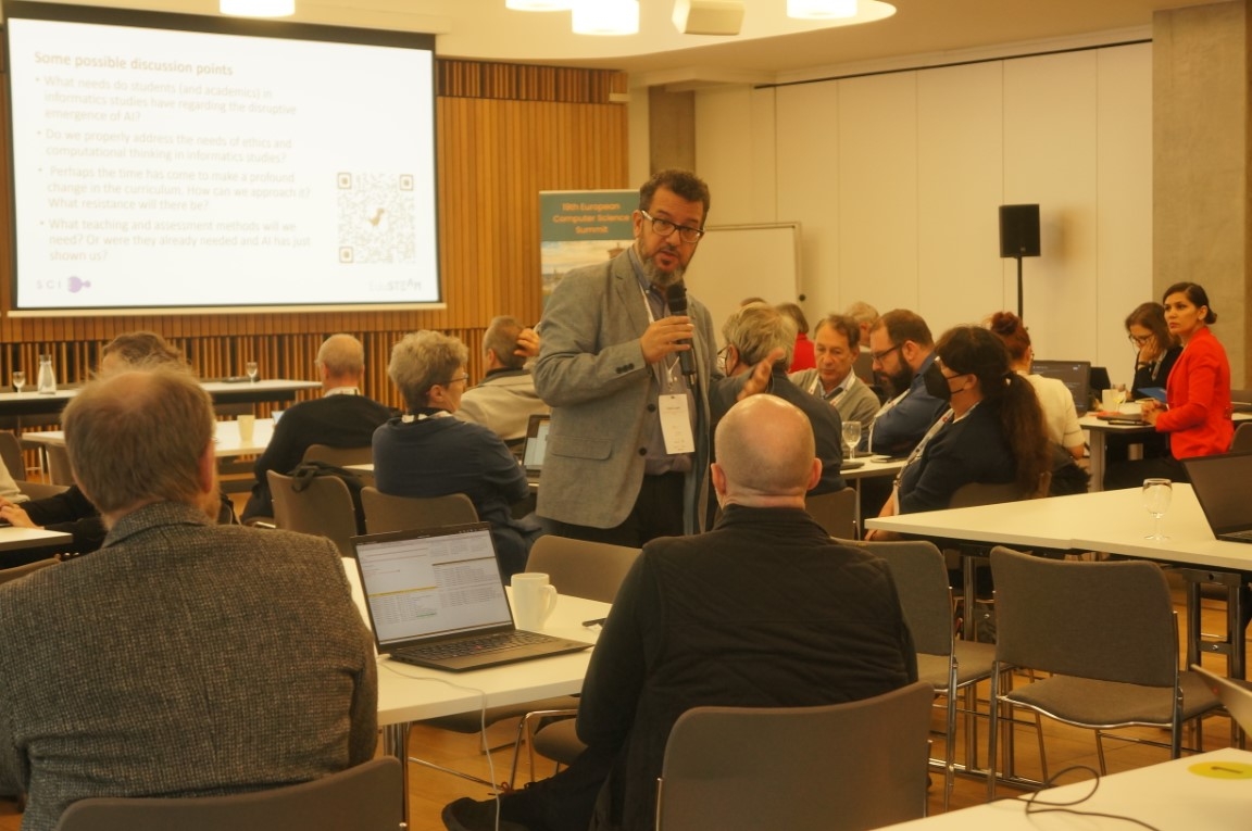 "The impact of AI on Informatics curricula and educational practices" Session