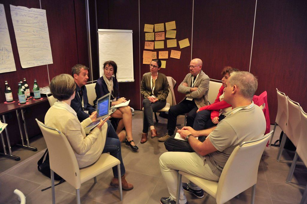 Small group discussions at the Talent Gap Workshop Software Engeneering breakout session