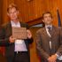 Jean-Marc Jézéquel, IRISA/University of Rennes, and Enrico Nardelli, Informatics Europe, giving virtually the Best Practices in Education Award to CINI Cybersecurity National Laboratory