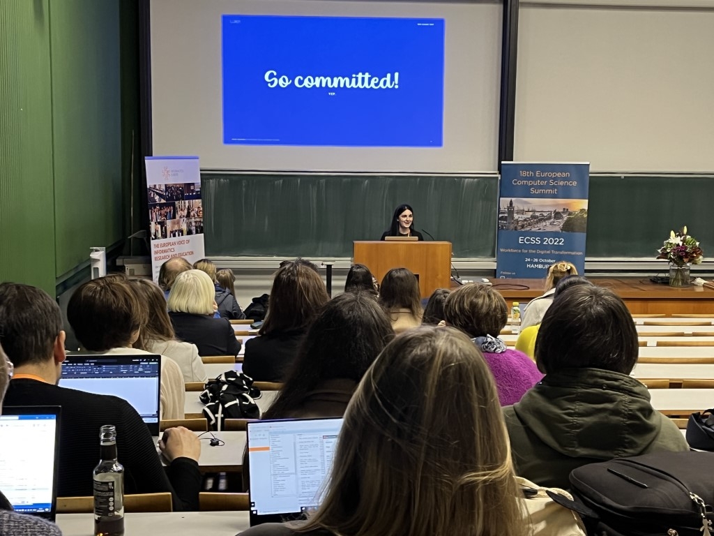 Irene Zanardi (Università della Svizzera italiana, CH) presenting at EUGAIN Workshop Session 5