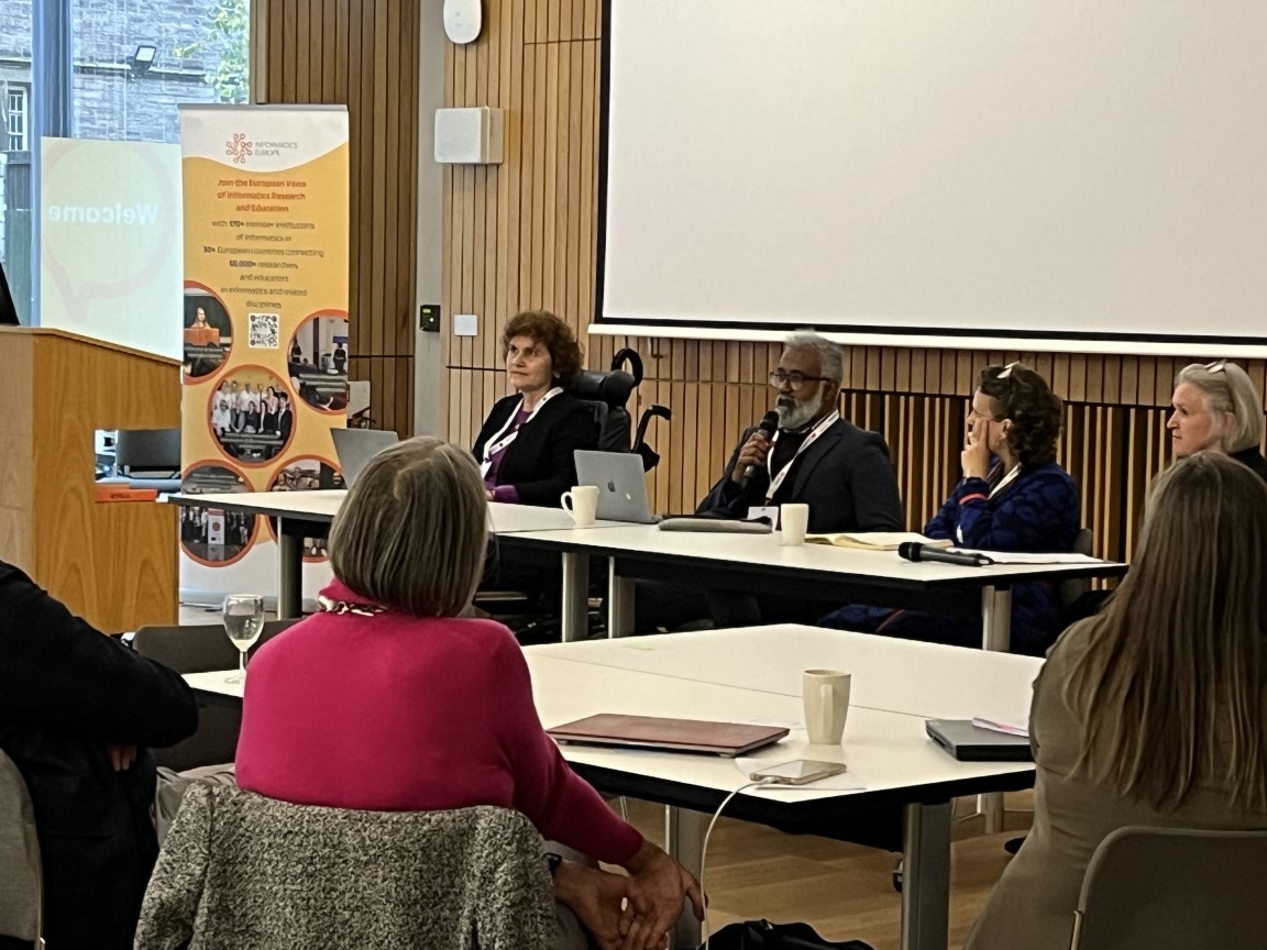 Leaders Workshop's panel discussion with panellists from underrepresented groups